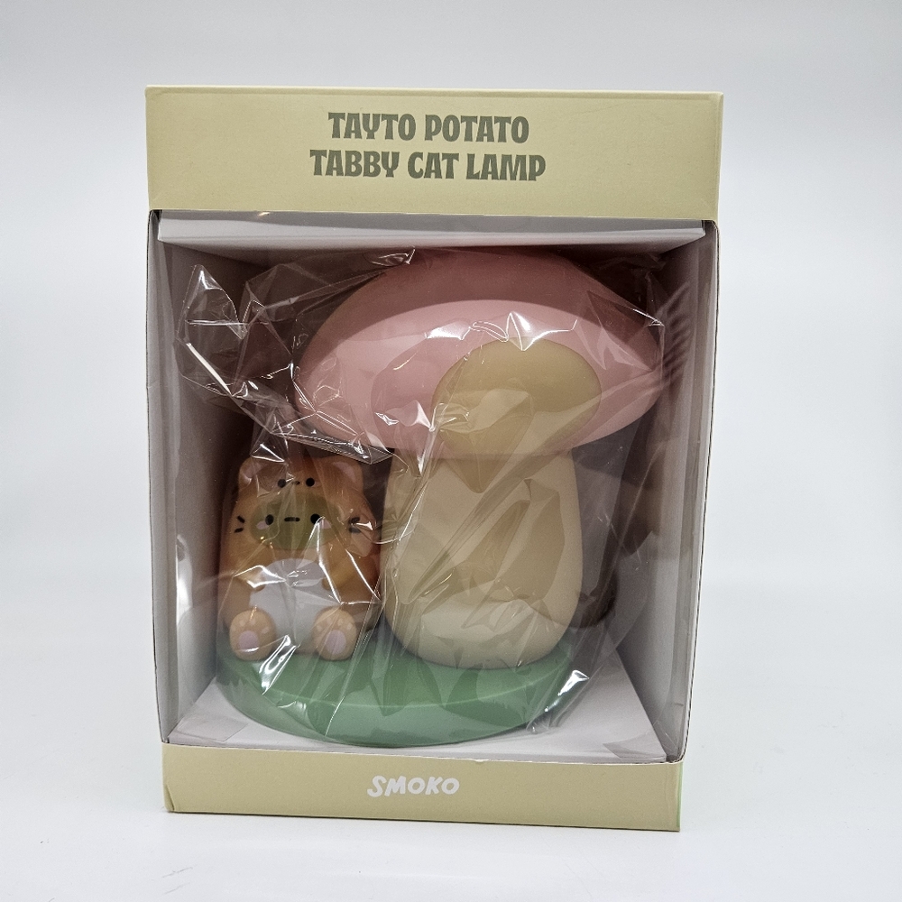 Smoko Tayto Potato Tabby Cat Lamp - NIB